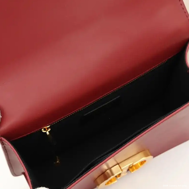 Cheap Dior Montaigne Box Calfskin 30 Bag Burgundy 0420 Luxury